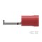 Te Connectivity Fork Terminal, #8 Stud Size, 22 AWG, 300 V, Nylon Insulated, Red 2-32562-3 - alternate 2